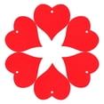 thumbnail image 3 of Suministros para manualidades, 100 piezas de rodajas de madera hechas a mano, confeti de corazón de madera, colgante de corazón de madera, funcionalidad inteligente, 3 of 8