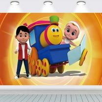 Bob the Train Poster Wall Decor Birthday Banner Backdrop Background Party Supplies Taspestry