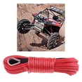 thumbnail image 4 of koolsoo 6mm x 15m Synthetic Fiber Winch Line Cable Rope for ATV UTV Boat Repairable Red, 4 of 8