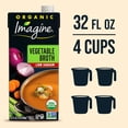 thumbnail image 6 of Imagine Organic Low Sodium Vegetable Broth, 32 fl oz Carton, 6 of 8