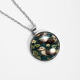 thumbnail image 4 of Platypus Women's Glass Circular Pendant Necklace, 4 of 5