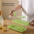 thumbnail image 3 of Ludlz Ice Cube Mold One Key Deicing Easy to Demould Convenient Cleaning Transparent Large Capacity DIY Wide Application Pressed Ice Tray Mold Home Supply, 3 of 8