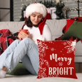 thumbnail image 5 of Xuniizn Christmas Pillow Covers 18x18" - Holiday Decorative Throw Pillow Cases for Couch, Sofa, Bed Seasonal Christmas Decorations for Home, 5 of 7