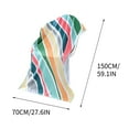 thumbnail image 4 of Kbndieu Bath Towels Quick Dry Sand Free Compact Lightweight Colorful Microfiber Beach Towel Sandproof Beach Blanket Multi-Purpose Towel for Travel Swimming Pool (70x150cm, 28x59) on Clearance, 4 of 6