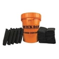 thumbnail image 1 of Quick Dam Grab & Go Flood Kit includes 5- 5ft Flood Barriers & 10- 2ft Flood Bags in Bucket, 1 of 5