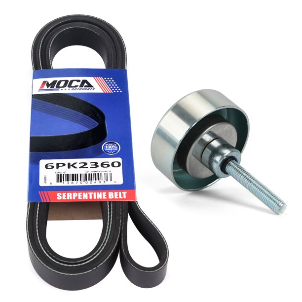 MOCA AUTOPARTS Serpentine Belt with Idler Pulley Fit for 20102017