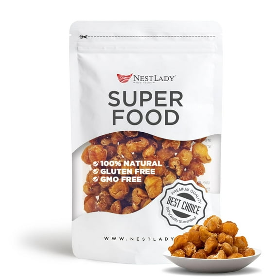 NESTLADY Natural Dried Longan ,100% fruit Meat ,No Sugars , Used in teas, Snacks, Dessert, - Edible, Cooking | Net weight: 200 g (7.05oz)