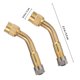 thumbnail image 2 of ADDHAT 2Ud Adaptador Extensión De Neumático Dorado Con Ángulo 135 Y Tapón Metálico, 2 of 6