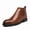 Brown, variant on Men's Classic Leather Chelsea Boots - Slip-On Ankle Boots with Elastic Side Panels, Durable Rubber Sole, Brown & Black Dress Boots for Men