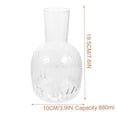 thumbnail image 3 of Cow Cooler Juice Container Water Jug Glass Bottle Glasses Night Stand Mouthwash Crystal Bedside Carafes, 3 of 6