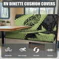 thumbnail image 4 of Uorisanigo Branch RV Cushion Slipcover Elastic Polynesian Tattoo Leaf RV Seat Covers Breathable and Dirt-Resistant Couch Cover Furniture Protection Replacement for RVs Camper Car Bench, 4 of 7