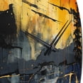 thumbnail image 5 of Designart "Dramatic Nights with Lightning I" Landscapes Oversized Wall Clock, 5 of 5