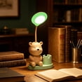 thumbnail image 6 of Pen Holder Desk Lamp, Cute Bear Night Light for Kids, Rechargeable Eye Protection Study Reading Lamp with Storage for Desktop by PALIFEUR, 6 of 7