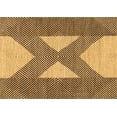 thumbnail image 1 of Ahgly Company Indoor Rectangle Abstract Brown Contemporary Area Rugs, 3' x 5', 1 of 4