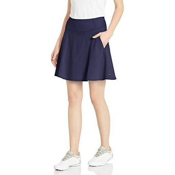 PUMA Golf 2020 Women's Pwrshape Solid Woven Skirt 18", Peacoat, Double x Small