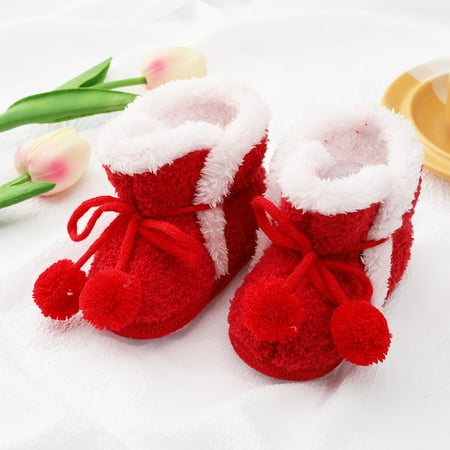 

BFYSFBAIG Baby Girls Boys Warm Shoes Soft Booties Snow Soft Comfortable Boots Toddler Warming And Fashion Shoes