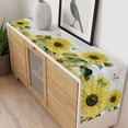 thumbnail image 4 of Sunflowers Table Runner - 60 Inch Long, Kitchen Dining Table Runner Dresser Scarves, Country Spring Botanical Flowers Bee Wooden Farmhouse Decor for Coffee Tables Wedding Party Banquet, 4 of 8