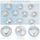 thumbnail image 5 of 20 colgantes y medallones de corazón de acero inoxidable de 22,5 mm para bisutería., 5 of 6