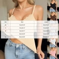 thumbnail image 3 of ZIXKCGDSE Built in Bra Tank Tops for Women Lace V Neck Slim Fit Cotton Sleeveless Shirts Size XL, 3 of 3
