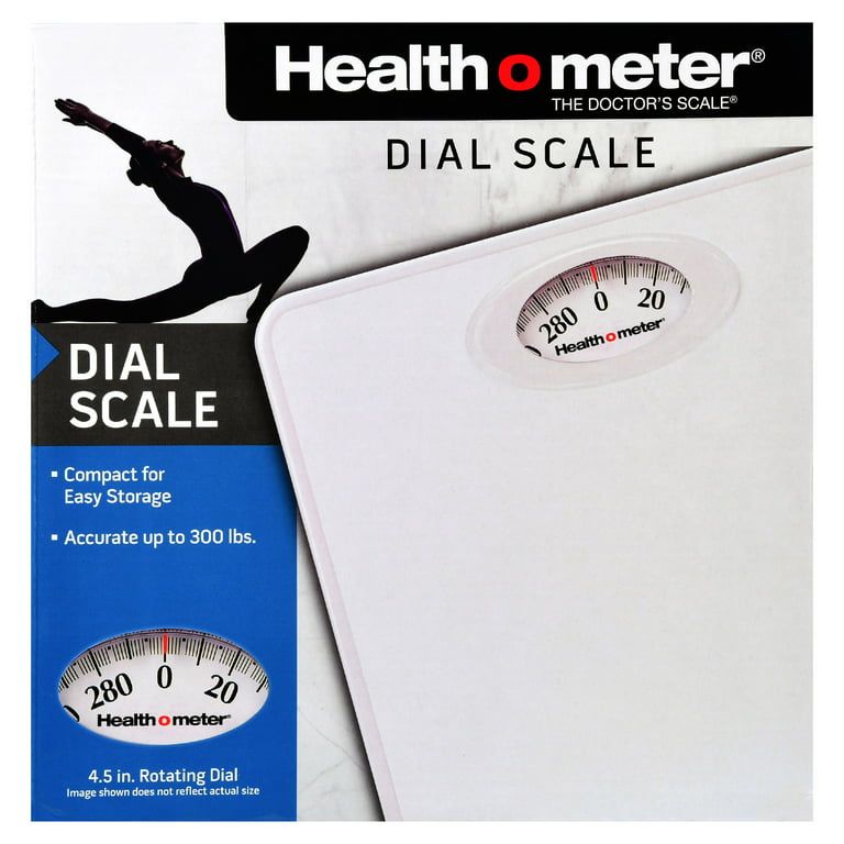 Comparison of dial and digital scale absolute value of weight