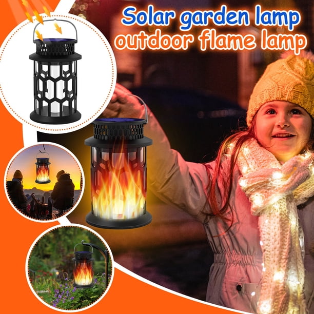 Luces de estaca de jardín LED solares | Iluminación decorativa exterior para patio, patio, césped, camino | 38 LED | Alimentado por energía solar | IP65 a prueba de agua | Fácil de instalar | 10