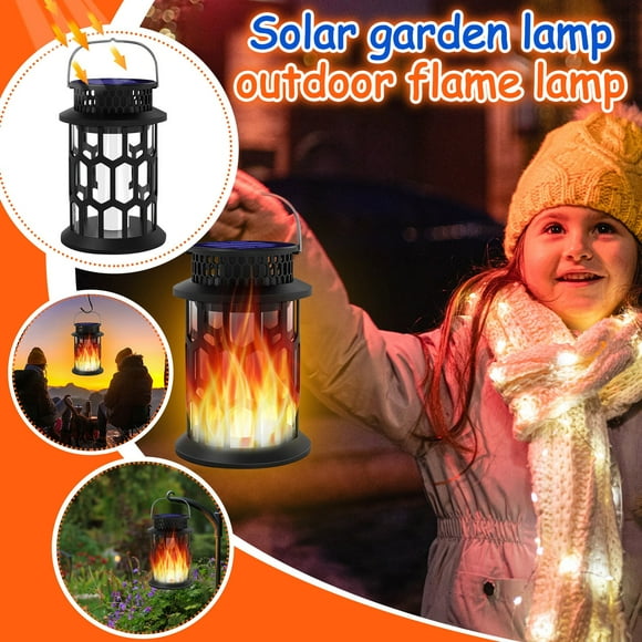 EGNMCR Outdoor Lights Garden Light Outdoor Garden Hanging Plug LED Outdoor Decorative Lights Solar Lights