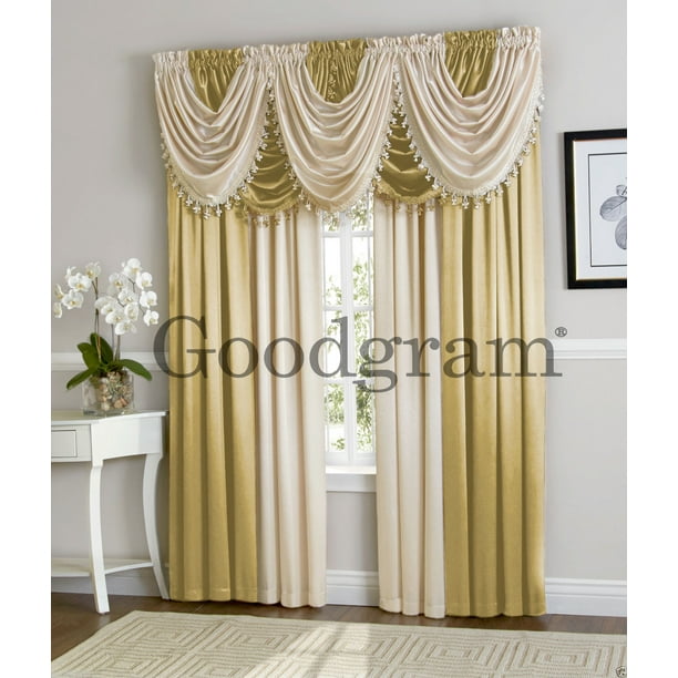 Ultra Luxurious Complete Hyatt Window Curtain & Fringed Valance