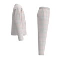 thumbnail image 3 of Pijama Secret Treasures Talla 8 Saco con Botones de Cuadros Beige, 3 of 4