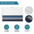 thumbnail image 6 of Gray Blue Gradient Striped Placemats Set of 4,Wipeable Washable Table Mats for Dining Tables, Geometric Lines Place Mats for Kitchen Event Party Tabletop Decor, 6 of 9