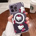 thumbnail image 4 of Sanrio Hello Kitty Cute Cartoon With Magsafe Case For iPhone 16 15 14 13 12 Pro Max Magnetic Compatible Hard Shell Cover WK439 For iPhone 12 Pro, 4 of 4