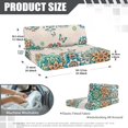 thumbnail image 7 of XYZCANDO Butterfly Floral RV Dinette Cushion Covers Universal Camper Accessories for Inside Sofa Covers Washable Washable Couch Cover 2 Cushion Sofa 1 Backrest Cover and 1 Bench Cover White, 7 of 7