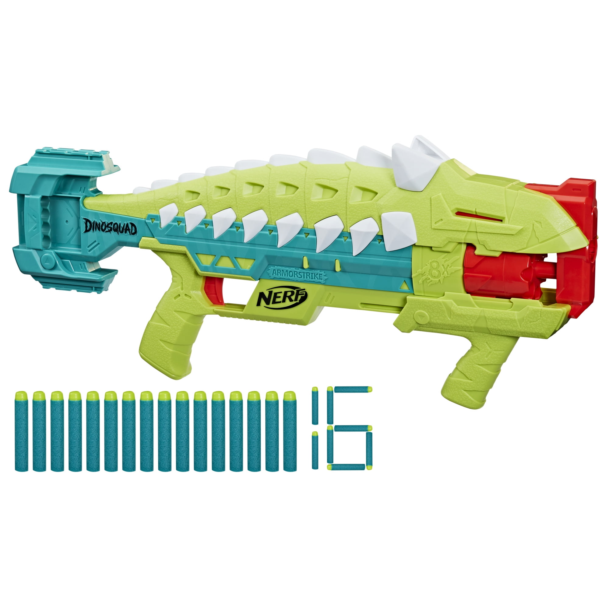 Nerf DinoSquad Armorstrike Dart Blaster, 16 Nerf Darts, for 8 and Up - Walmart.com