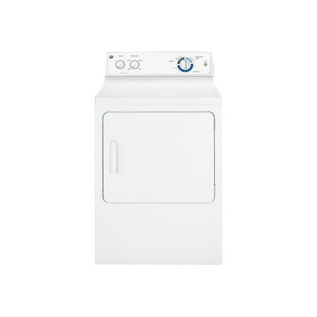 GE GTDP220GFWW - Dryer - width: 27 in - depth: 28.3 in - height: 42 in - front loading - white on white