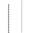 thumbnail image 1 of Uxcell Height Chart Ruler 160cm Metric System PVC with Transfer Film, Black, 1 of 5