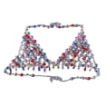 thumbnail image 2 of Cadena para el cuerpo para mujer, estilo halter, ahuecado, lencería elegante para festivales de club, verano, 2 of 6