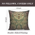 thumbnail image 2 of LALILO Throw Pillow Covers Vintage Victorian Damask Wall Vintage Cushion Cover 18" x 18", 2 Pack, 2 of 6