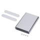 thumbnail image 3 of Caja de proyecto de aleación de aluminio, oxidación de chorro de arena de plata mate para cableado PCB de placa de circuito, 3 of 8