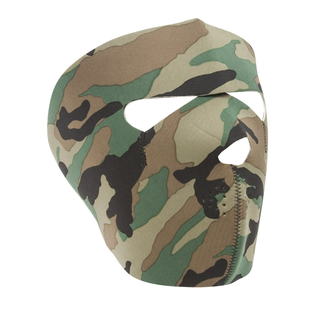 Neoprene Full Face Mask (2 PACK), Camo
