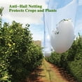 thumbnail image 3 of AgFabric Hail Netting 15'x50', Bird Netting Protect Fruits and Plants from Hail Damage, White, 3 of 5