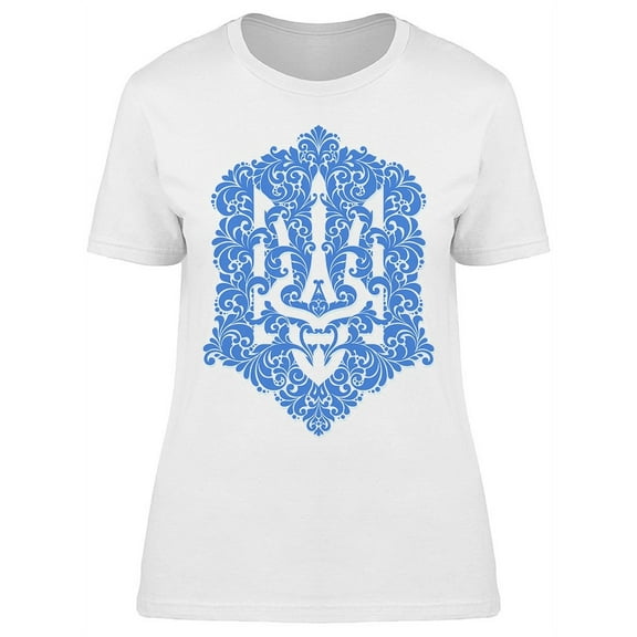 Ukrainian Pattern Trident T-Shirt Women -Image by Shutterstock, Female 3X-Large