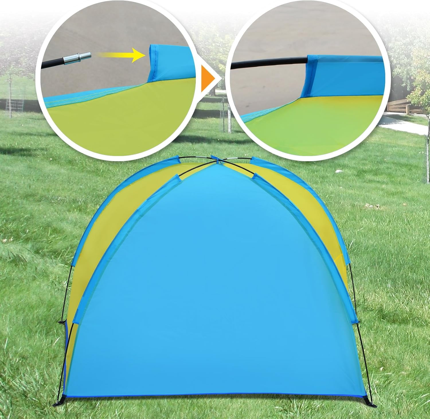 otable Beach Shelter Tent Camping Sunshade Outdoor Multi-purpose Tent