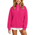 thumbnail image 2 of StSilkitty Sweatshirts for Boys Girls Quarter Zip Long Sleeve Mock Neck Pullover Tops Fall Winter Warm Clothes, 2 of 9