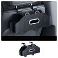 thumbnail image 2 of Multifunctional Car Back Seat Organizer with Cup Holder and Tissue Box - 3-in-1 Backseat Storage Box with Bin & Hooks for Sedan, SUV, and Truck to Hold Phones, Snacks, Drinks, and Bags, 2 of 9