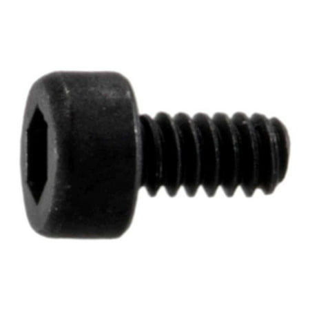

1.6mm-0.35 x 3mm Black Oxide Knurled Hex Socket Cap Screws (30 pcs.)