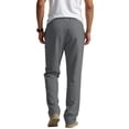 thumbnail image 5 of Gamivast Pants for Men Straight Leg Dressy Pants Lightweight Breathable Drawstring Elastic Waist Relaxed Fit Everyday Casual Pants, 5 of 8