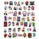 thumbnail image 3 of Pegatinas Hunters Anime Hunters de PVC, 50 unidades, impermeables y resistentes al sol, 3 of 3