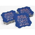 thumbnail image 4 of Inkdotpot Real Rose Gold Foil Thank You From The New Wedding Tags Favor Bracket Shape Hang Pack Of 50 Paper Tags, 4 of 7