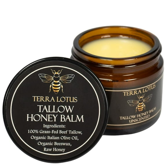 Crema hidratante Terra Lotus de sebo orgánico de ternera alimentada con pasto