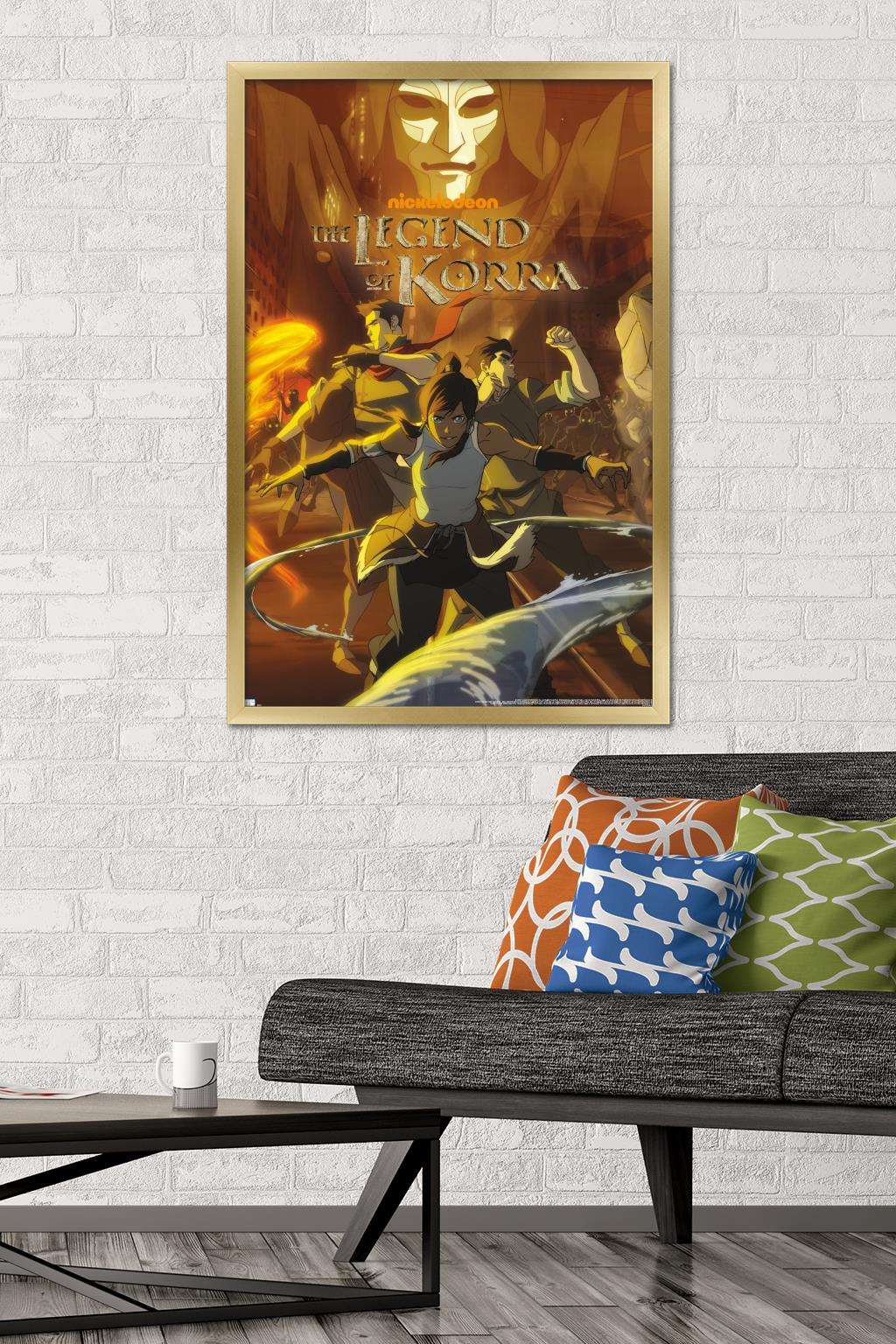 Avatar: The Legend of Korra - One Sheet Wall Poster, 22.375" x 34", Framed