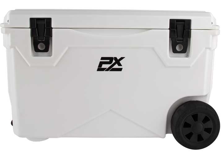 ProMaxx CLR80072W 75-Quart Sportsman Cooler With Wheels And Pull Handle White